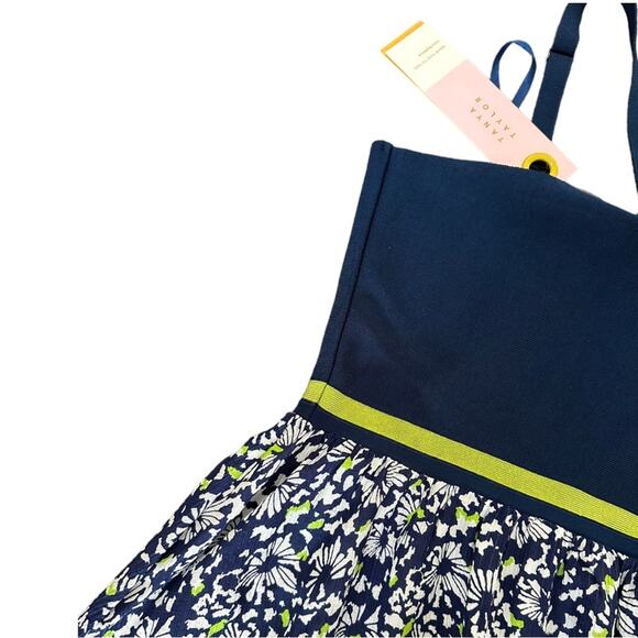 NWT Tanya Taylor Fifi Women's Maxi Dress in Confetti Navy Blue Size Medium - Picture 16 of 16